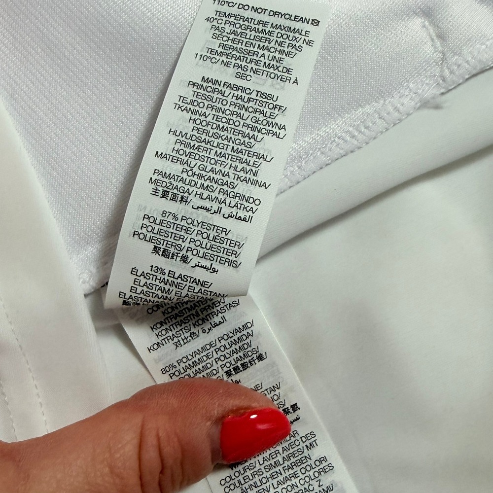 Sweaty Betty Womens Fast Lane Running Jacket L White Water Resistant Athleisure - Picture 10 of 13